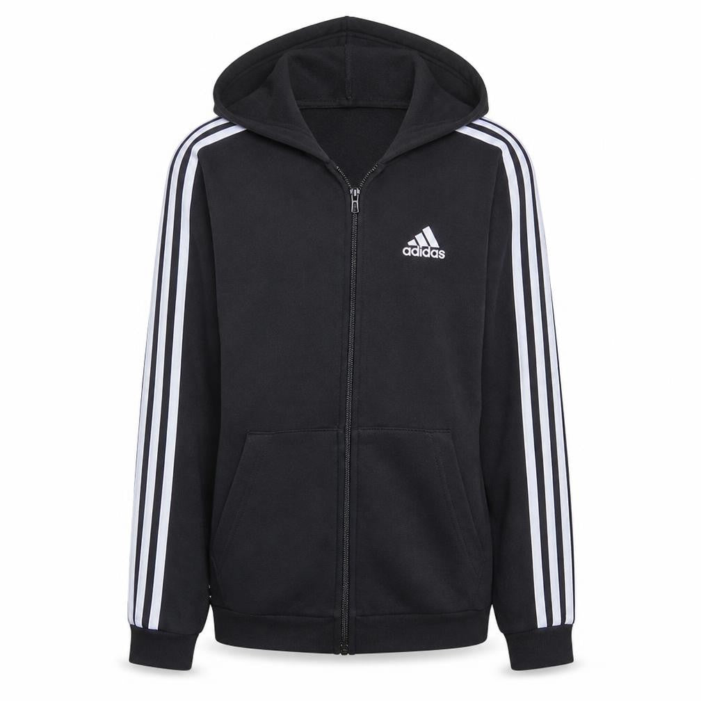 Adidas Men's Black Full Zip Hoodie Small Hooded Sweatshirt