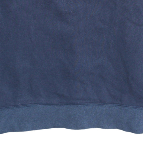 Nike Men's Navy Blue Crew Neck Sweatshirt M Cotton Blend