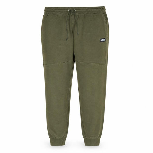 Puma Men's Green XL Jogger Sweatpants with Drawstring Waist