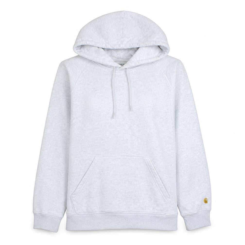 Carhartt Women Grey Small Pullover Hoodie Cotton Blend Casual