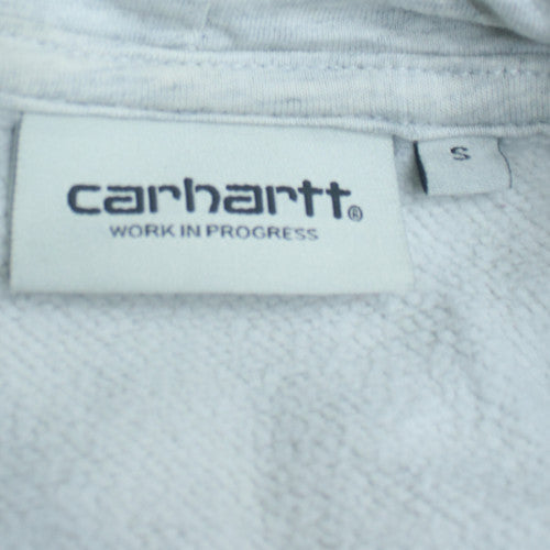 Carhartt Women Grey Small Pullover Hoodie Cotton Blend Casual