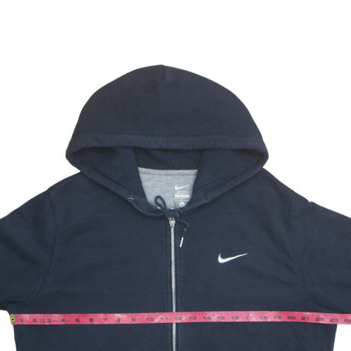 Nike Men's Blue Full Zip Hoodie L Fleece Sportswear Sweatshirt