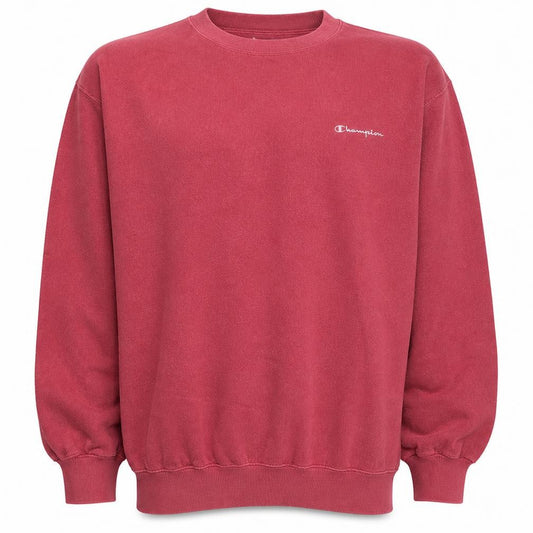 Champion Men's Red 2XL Pullover Fleece Sweatshirt Logo Crew Neck