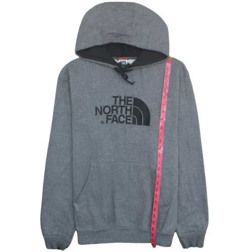 The North Face Men’s Grey XL Pullover Hoodie Fleece Lined Sweatshirt