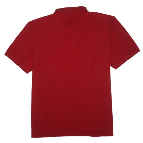 Chaps Men's Red 4XLT Cotton Short Sleeve Polo Shirt