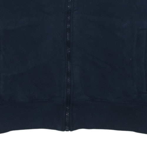 Barbour for Land Rover Men's Blue M Track Jacket Full Zip Rugby Style