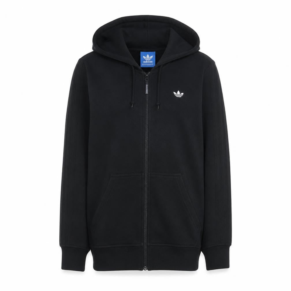 Adidas Men's Black Full Zip Hoodie Size M Regular Fit Sportswear