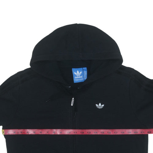 Adidas Men's Black Full Zip Hoodie Size M Regular Fit Sportswear