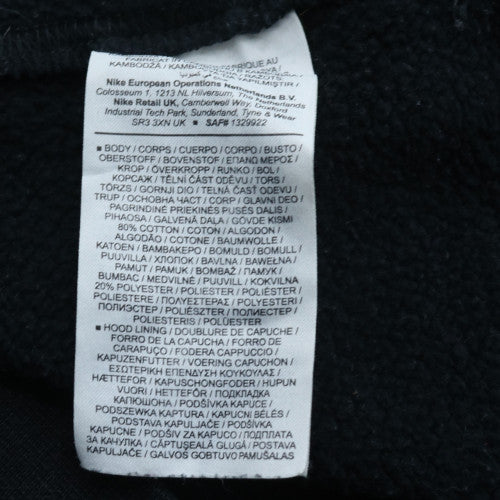 Nike Men's Black Pullover Hoodie L Fleece Sportswear