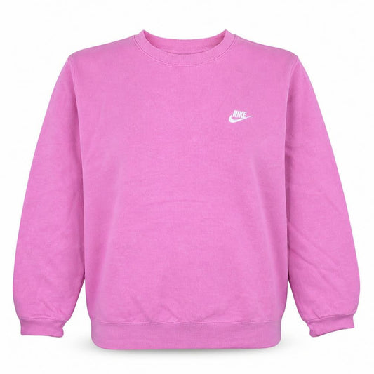Nike Women's Pink Crew Neck Pullover Sweatshirt Size M