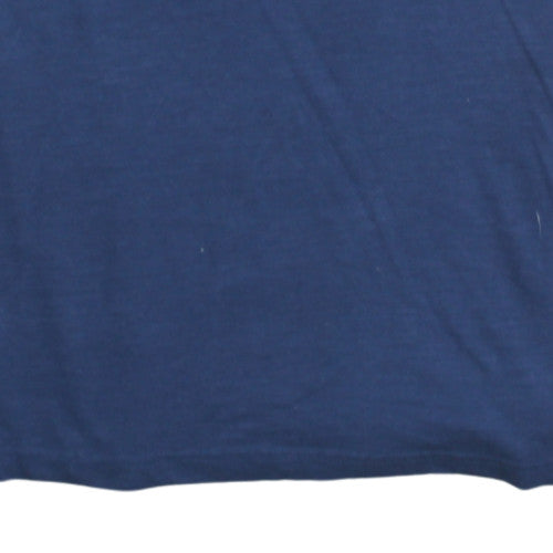 NFL Team Apparel Men's Blue 2XL Go Pats Sports Graphic T-Shirt