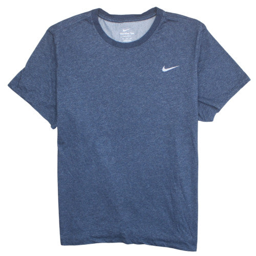 Nike Men's Blue Dri-Fit 2XL Sports Crew Neck T-Shirt