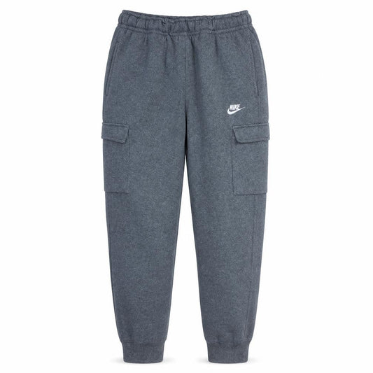Nike Men Grey L Cargo Jogger Sweatpants Cotton Blend