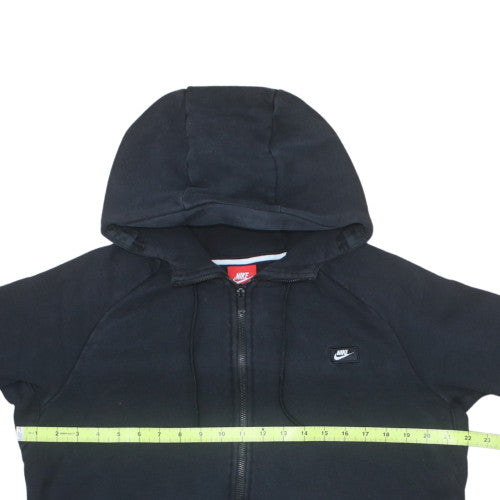 Nike Men's Black Full Zip Hoodie L Sports Fleece Sweatshirt