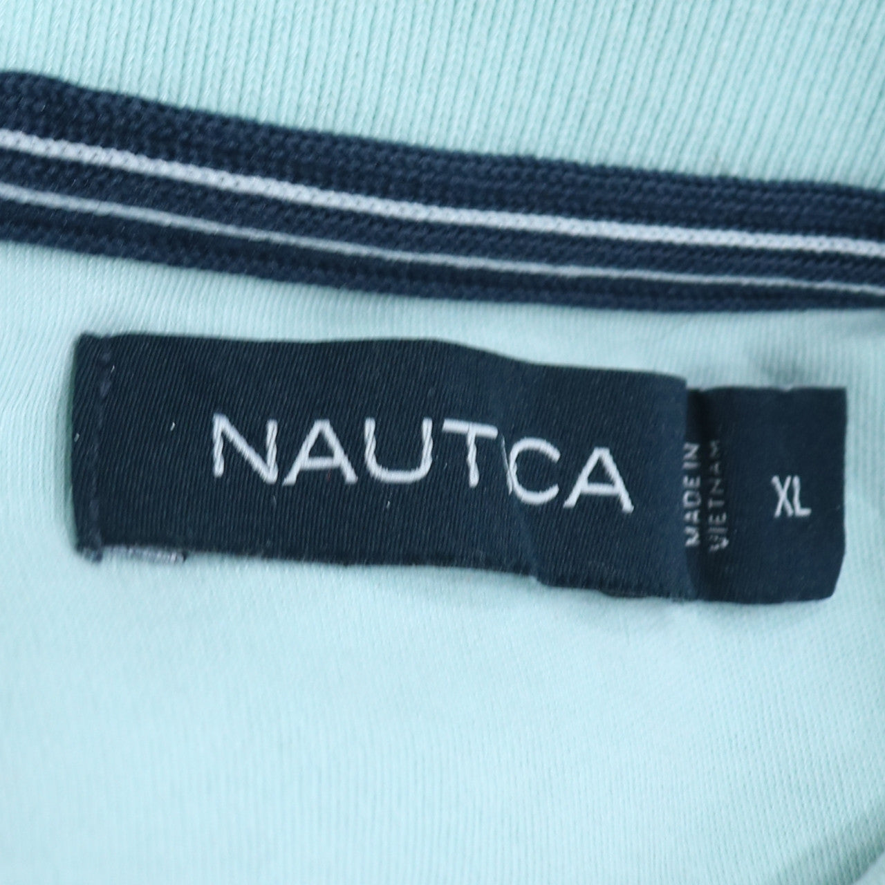 Nautica Men's Blue XL Cotton Short Sleeve Polo Shirt