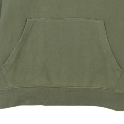 Quiksilver Men's Green Pullover Hoodie XL Fleece Logo Casual