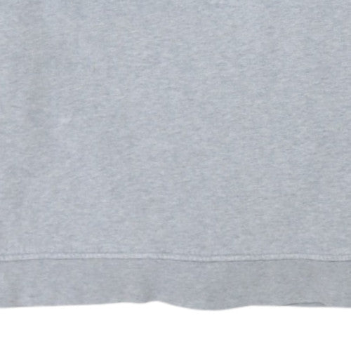 Lacoste Sport Womens Grey Pullover Sweatshirt Size M Cotton Blend Logo Classic Fit