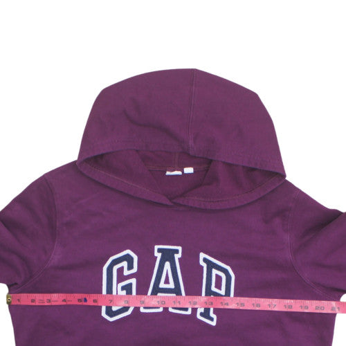 GAP Womens Purple Pullover Hoodie Large Cotton Blend Casual