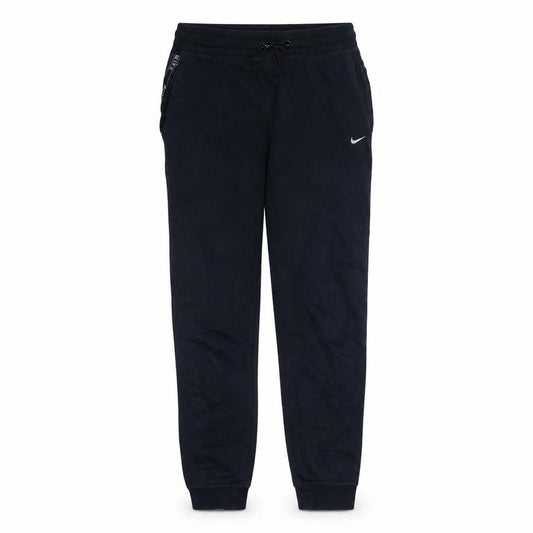 Nike Women's Black Jogger Trousers S Cotton Blend Logo Sportswear