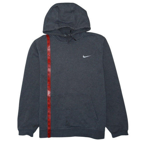 Nike Men's Grey Pullover Hoodie L Regular Fit Fleece Sportswear