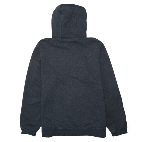 Nike Men's Grey Pullover Hoodie L Regular Fit Fleece Sportswear