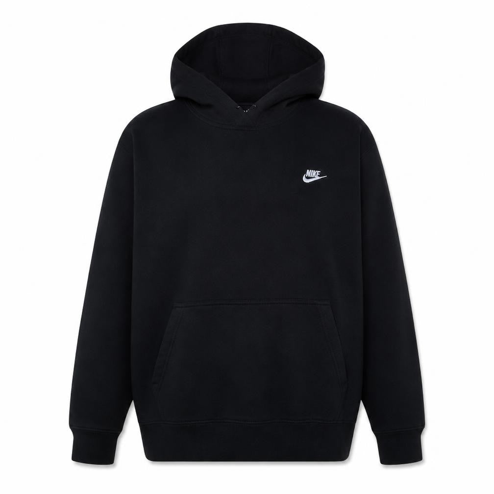 Nike Men Black XL Pullover Fleece Hoodie Sports Logo Sweatshirt