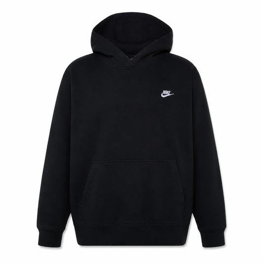 Nike Men Black XL Pullover Fleece Hoodie Sports Logo Sweatshirt