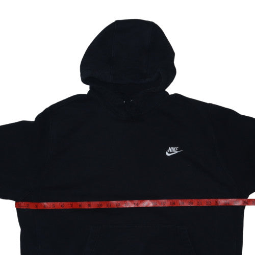 Nike Men Black XL Pullover Fleece Hoodie Sports Logo Sweatshirt