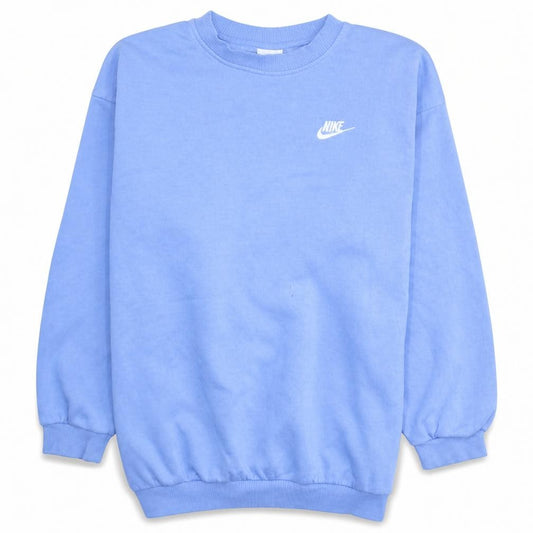 Nike Boys Blue XL Pullover Fleece Sweatshirt Crew Neck Logo Jumper