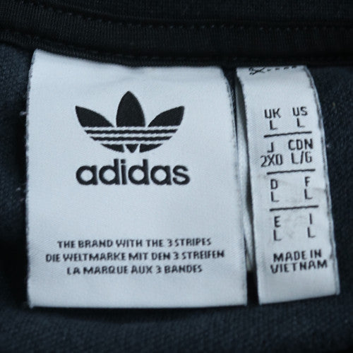 adidas Men's Black 2XL Pullover Crew Neck Sweatshirt