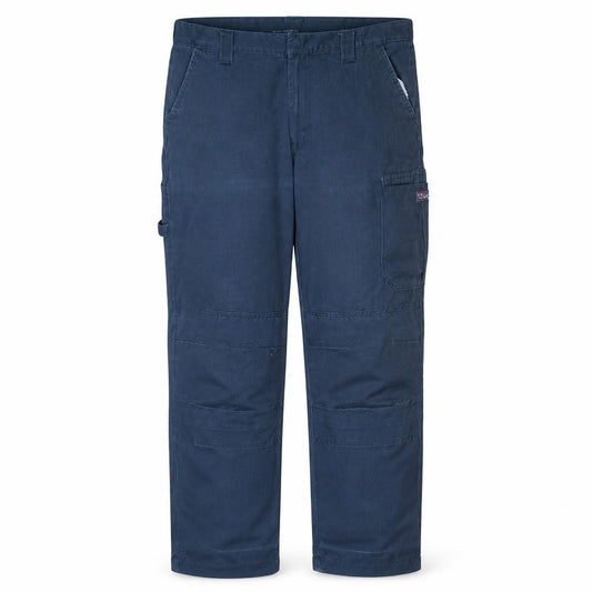 Dickies Men's Navy Cargo Work Trousers Size 36R Cotton Blend