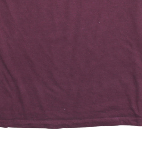 Nike Men's Maroon Earlham Lacrosse Graphic T-Shirt XL Cotton Tee
