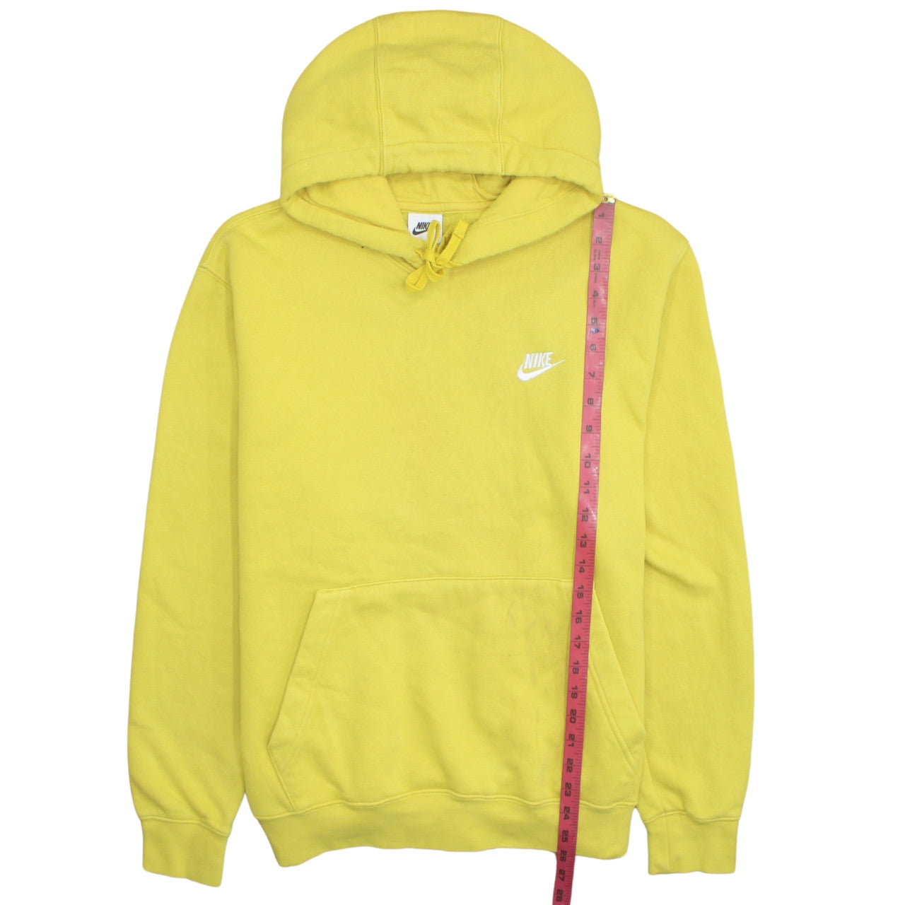 Nike Men’s Yellow Pullover Hoodie XL Fleece Sweatshirt