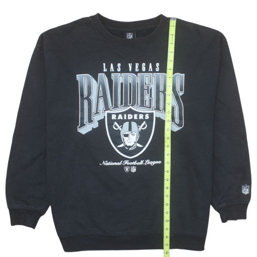 Cotton On NFL Las Vegas Raiders Men's Black Crew Neck Sweatshirt L