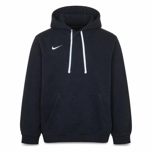 Nike Men's Black XL Pullover Hoodie Cotton Blend Athletic Style