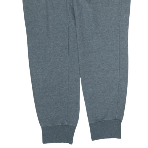 Puma Men’s Grey Jogger Trousers Size L Elastic Waist Cotton Blend