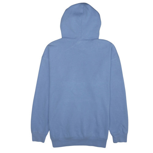 Adidas Womens Blue Pullover Hoodie Size M 12-14 Logo Print