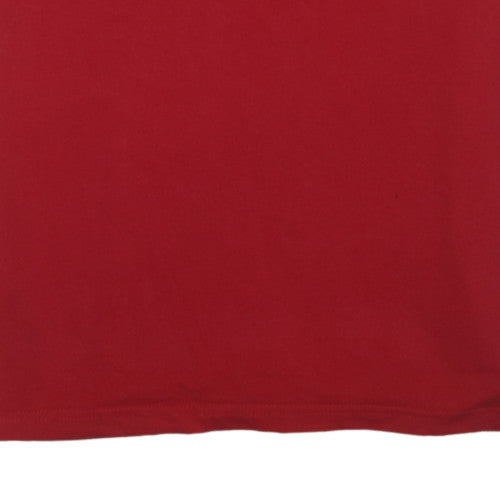 The North Face Men's Red Cotton Crew Neck T-Shirt M