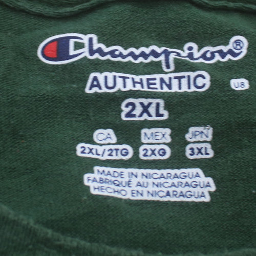 Champion Men’s Green William & Mary Volleyball Graphic 2XL T-Shirt