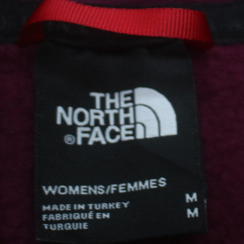 The North Face Womens Burgundy Pullover Hoodie Medium Cotton Blend