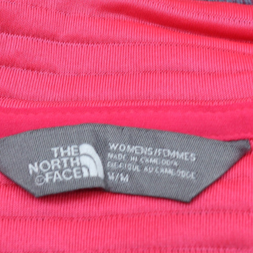 The North Face Womens Pink Hooded Full Zip Hoodie Size M