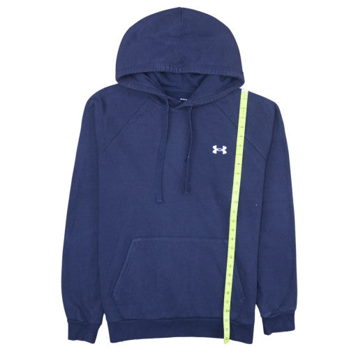 Under Armour Men's Blue Pullover Hoodie L Fleece Relaxed Fit