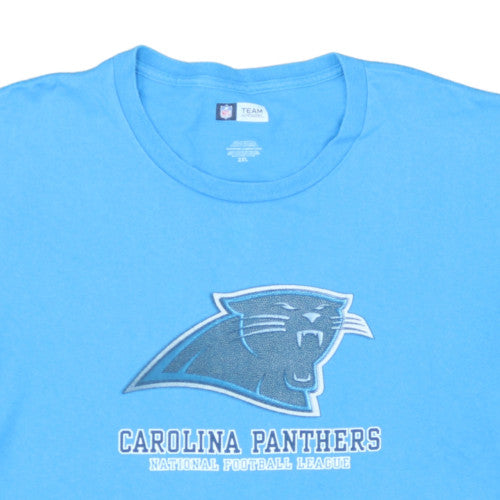 NFL Team Apparel Carolina Panthers Blue 2XL Men's Graphic T-Shirt