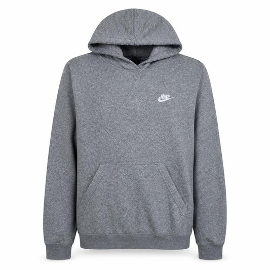 Nike Mens Grey Pullover Hoodie Size L Fleece Sportswear