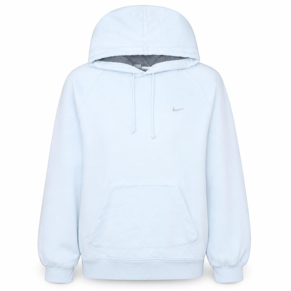 Nike Womens White Small Pullover Hoodie Sweatshirt Cotton Blend