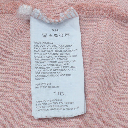 Nautica Men's Pink Classic Fit Short Sleeve Polo Shirt 2XL