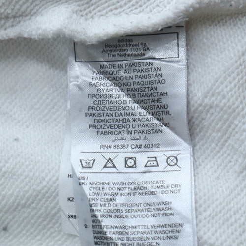 Adidas Women's White Crew Neck Pullover Sweatshirt Size 3XL