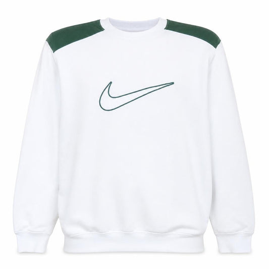 Nike Men's White Long Sleeve Pullover Sweatshirt Size L