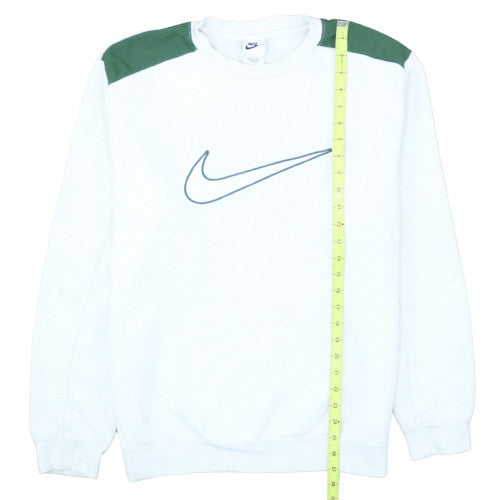 Nike Men's White Long Sleeve Pullover Sweatshirt Size L