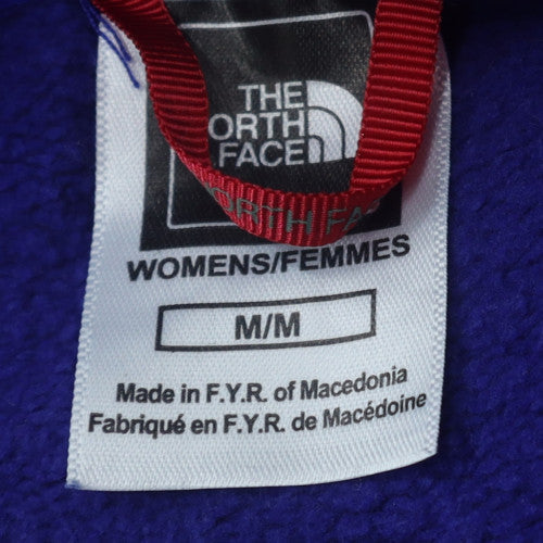 The North Face Womens Blue Pullover Hoodie Medium 100% Cotton